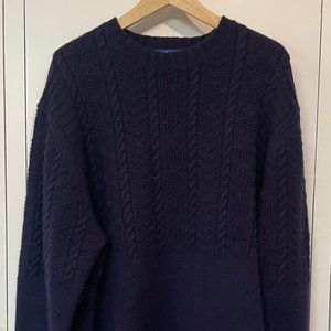 Pendleton blue crew neck merino sweater